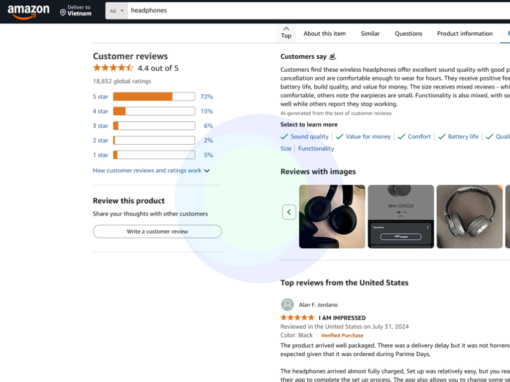 Reviews & Product Reviews chức năng cơ bản của website bán hàng