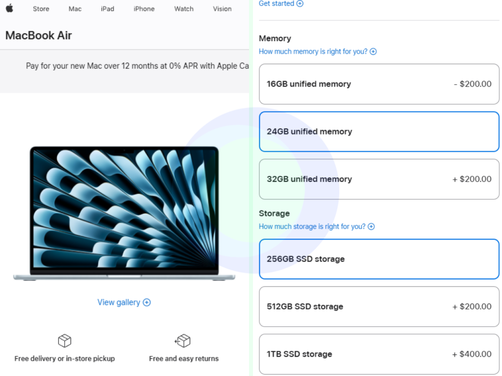 Upsell tính năng của website bán hàng On Conversion